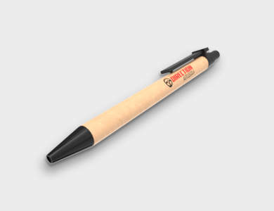 Caneta Ecológica Personalizada Modelo ECO02 - 4x0 - 50 unid