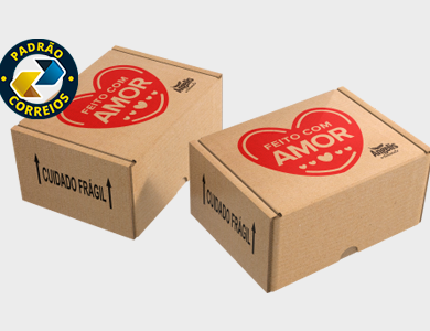 Embalagem para Correios/Ecommerce 03 Papelão 340g 16,5x13x8cm - 4x0 - 250 unid