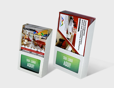 Display Porta-Folheto 10,2x15x2,8cm  - 4x0 - 100 unid