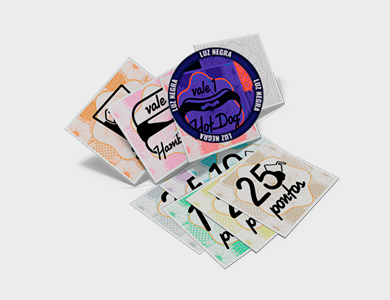 Ficha de Segurança Papel Filigranado 120g 4,2x3,7 cm - 1x0 - 500 unid