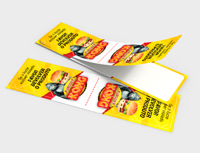 Lacre de Segurança Retangular Adesivo Papel Sem Verniz 7,6x3,6 cm - 4x0 - 500 unid