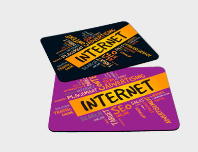 Mouse Pad Retangular 21x17 cm - 4x0 - 5 unid