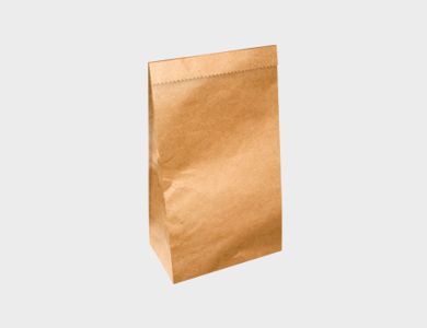 Saco para Delivery Sem Impressão Pequeno até 5kg Papel Kraft 18x30x10cm - Sem Impressão - 500 unid