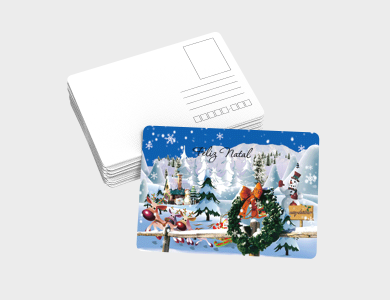 Postal 3D Lenticular 10x15 - Modelo 5 - 4x1 - 1 unid